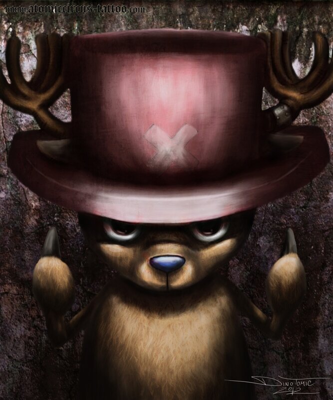 Chopper Character — Brown, Dramatic