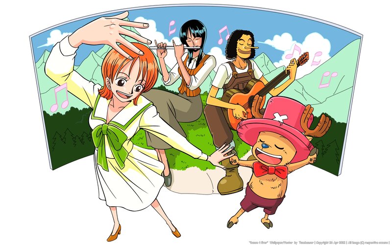 Chopper Dancing with Nami