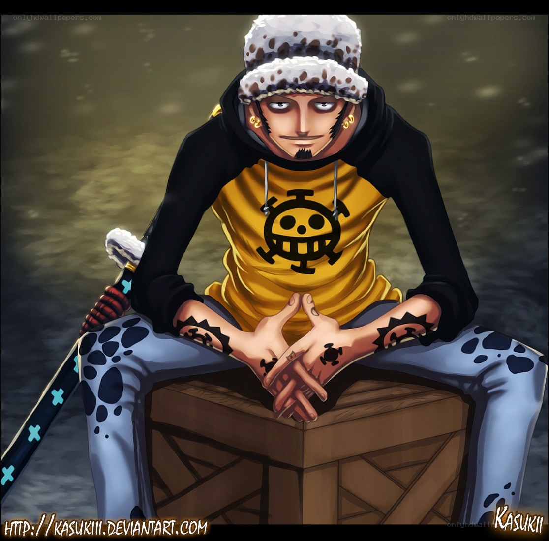 Chopper in a hoodie