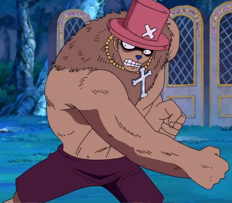 Chopper in bear form