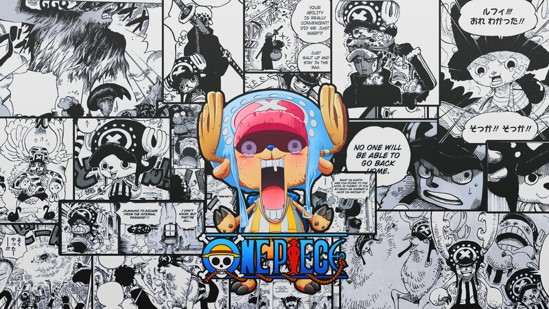 Chopper in Manga Panels