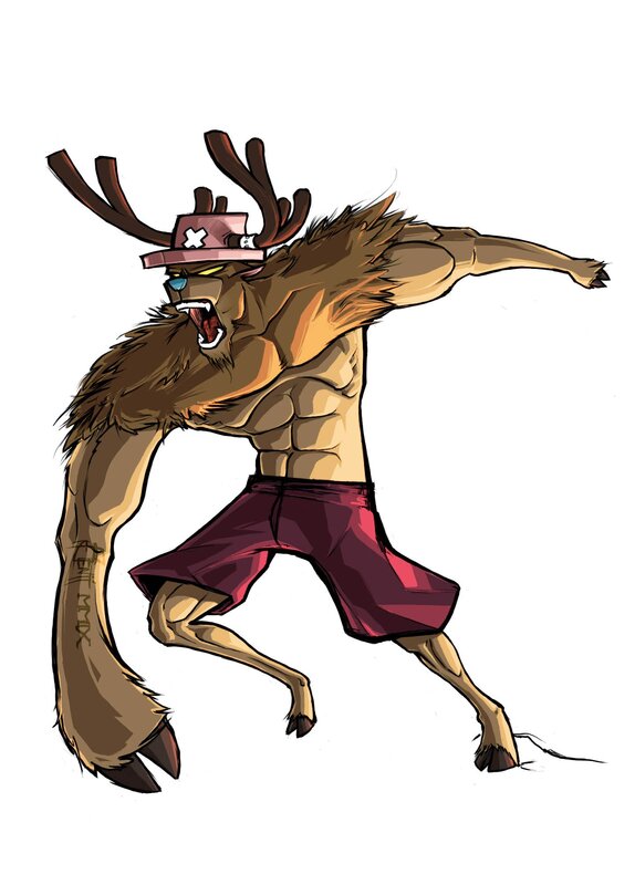 Chopper in reindeer form