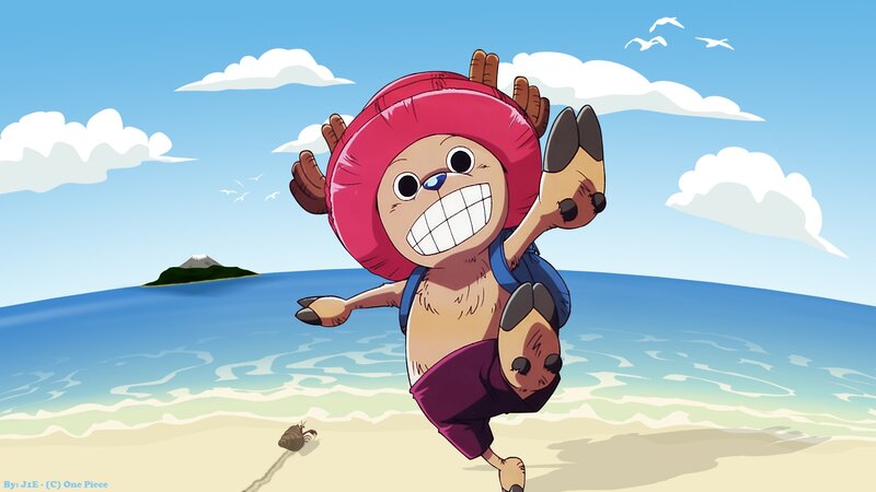 Chopper on a Beach
