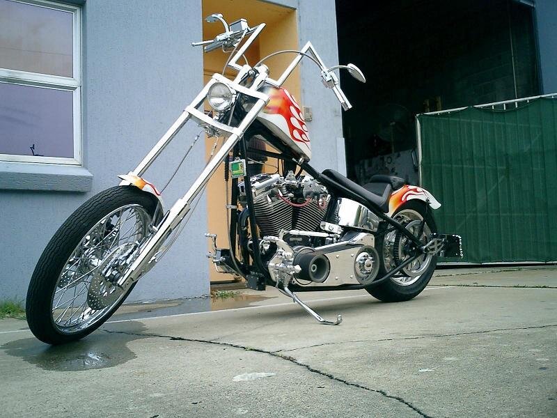 Chopper-style Motorcycle