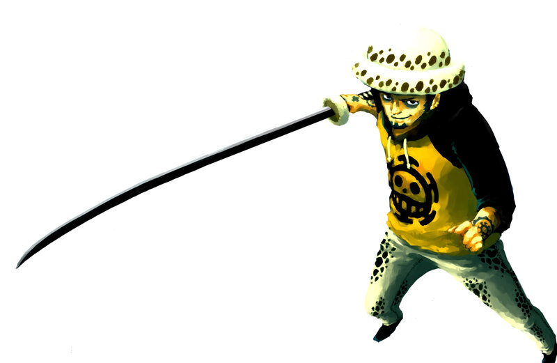 Chopper with sword in action