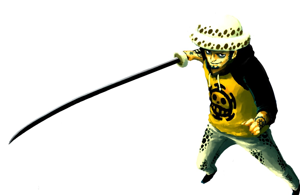 Chopper with sword in action