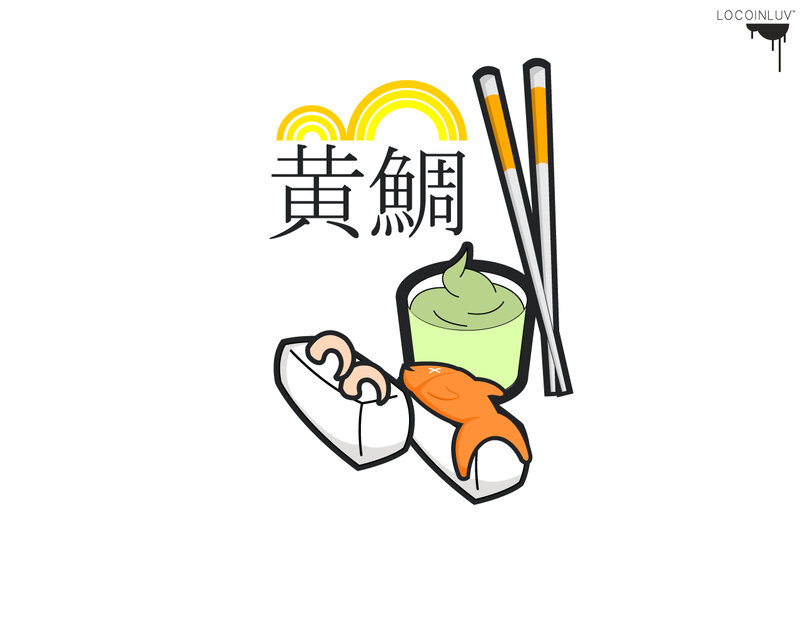 chopsticks and food illustration