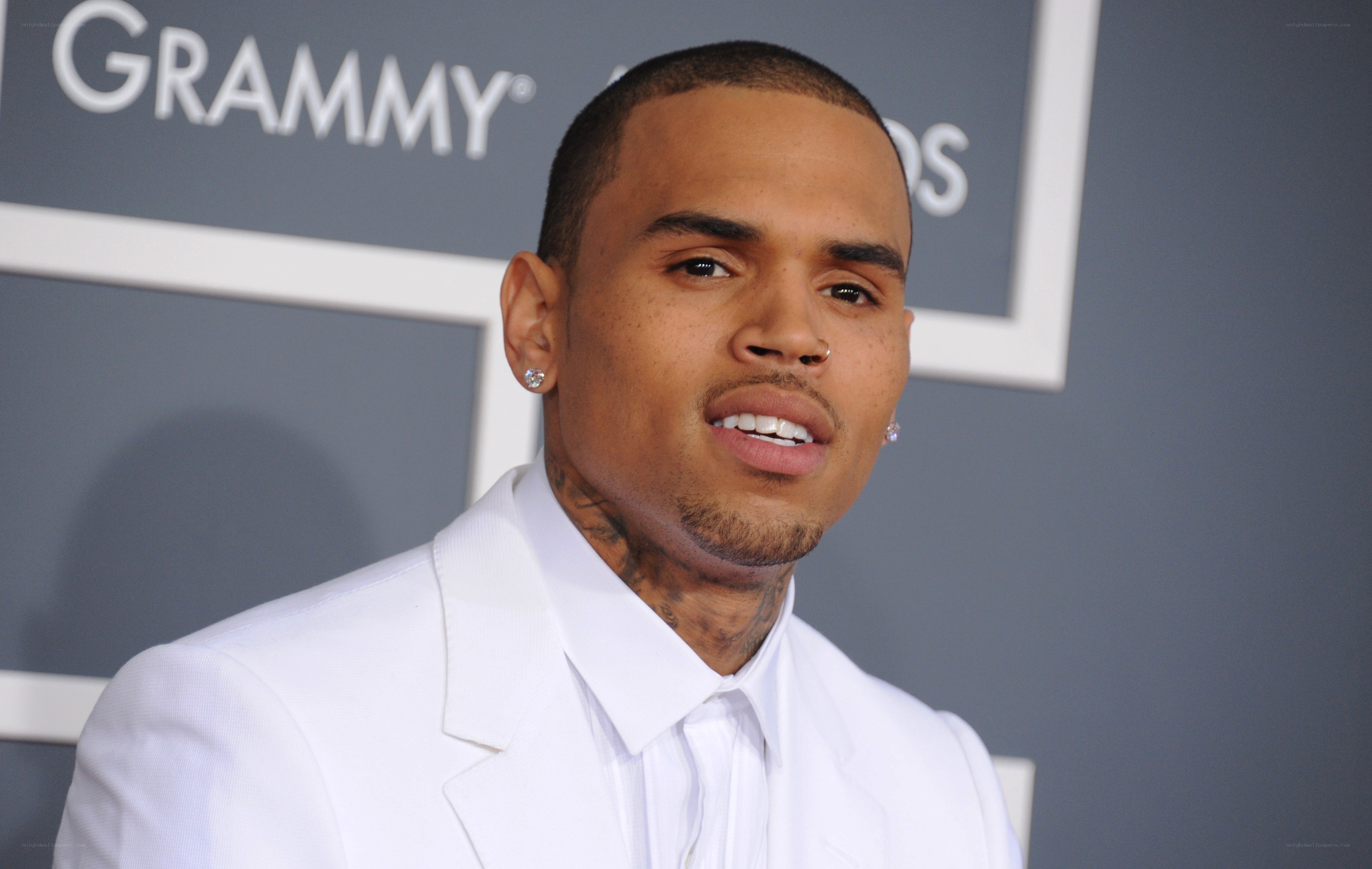 Chris Brown at Grammy Awards