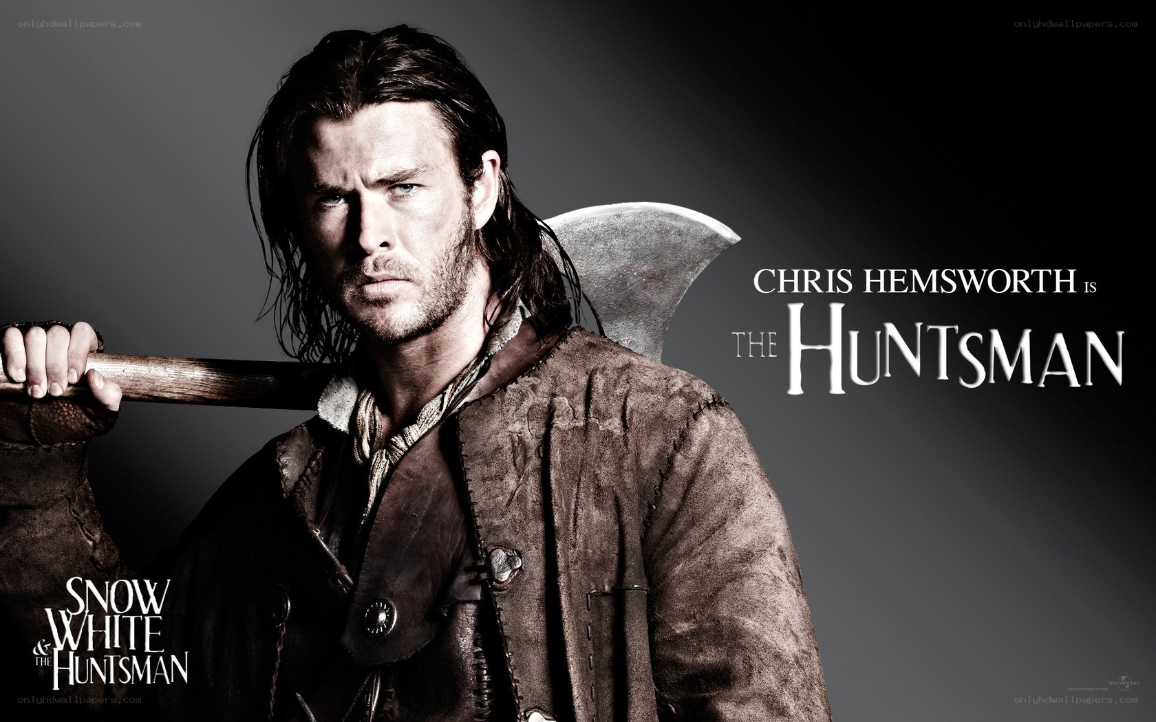 Chris Hemsworth as the Huntsman