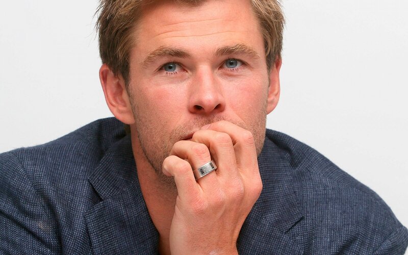 Chris Hemsworth in a suit