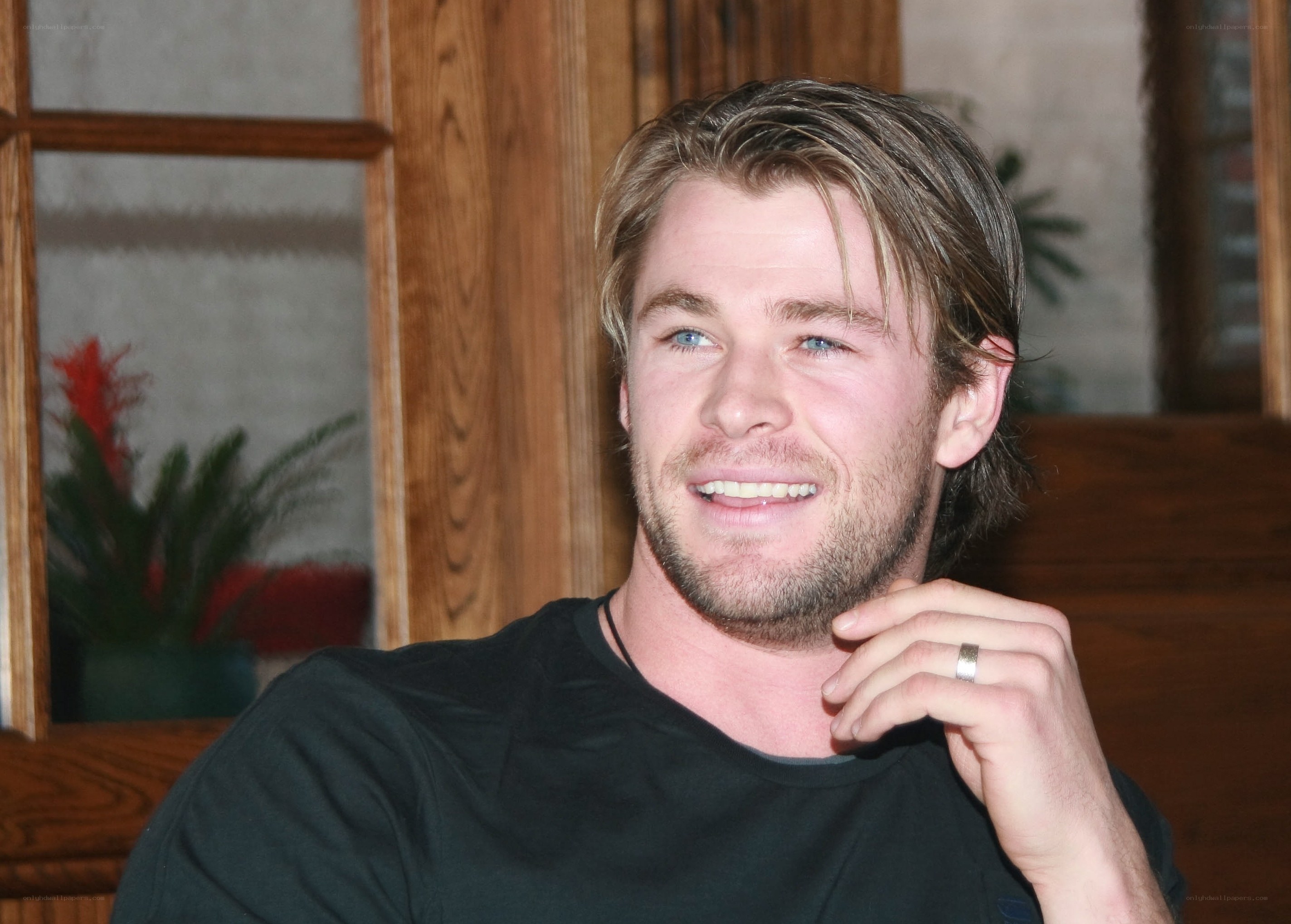 Chris Hemsworth smiling