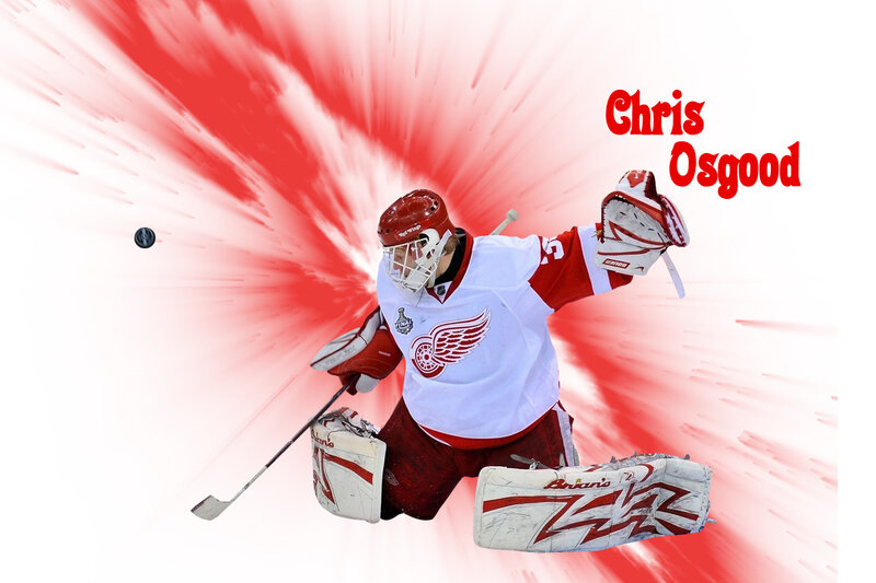 Chris Osgood in action