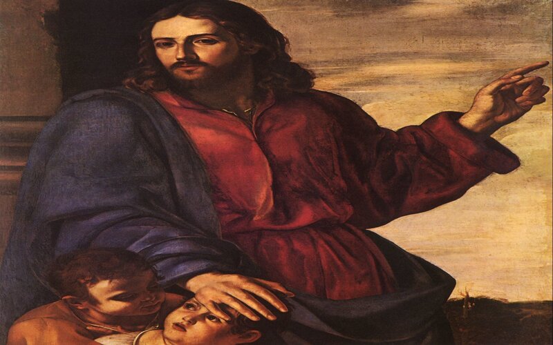 Christ Blessing Children