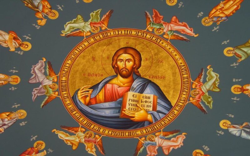Christ Pantocrator Icon — Gold