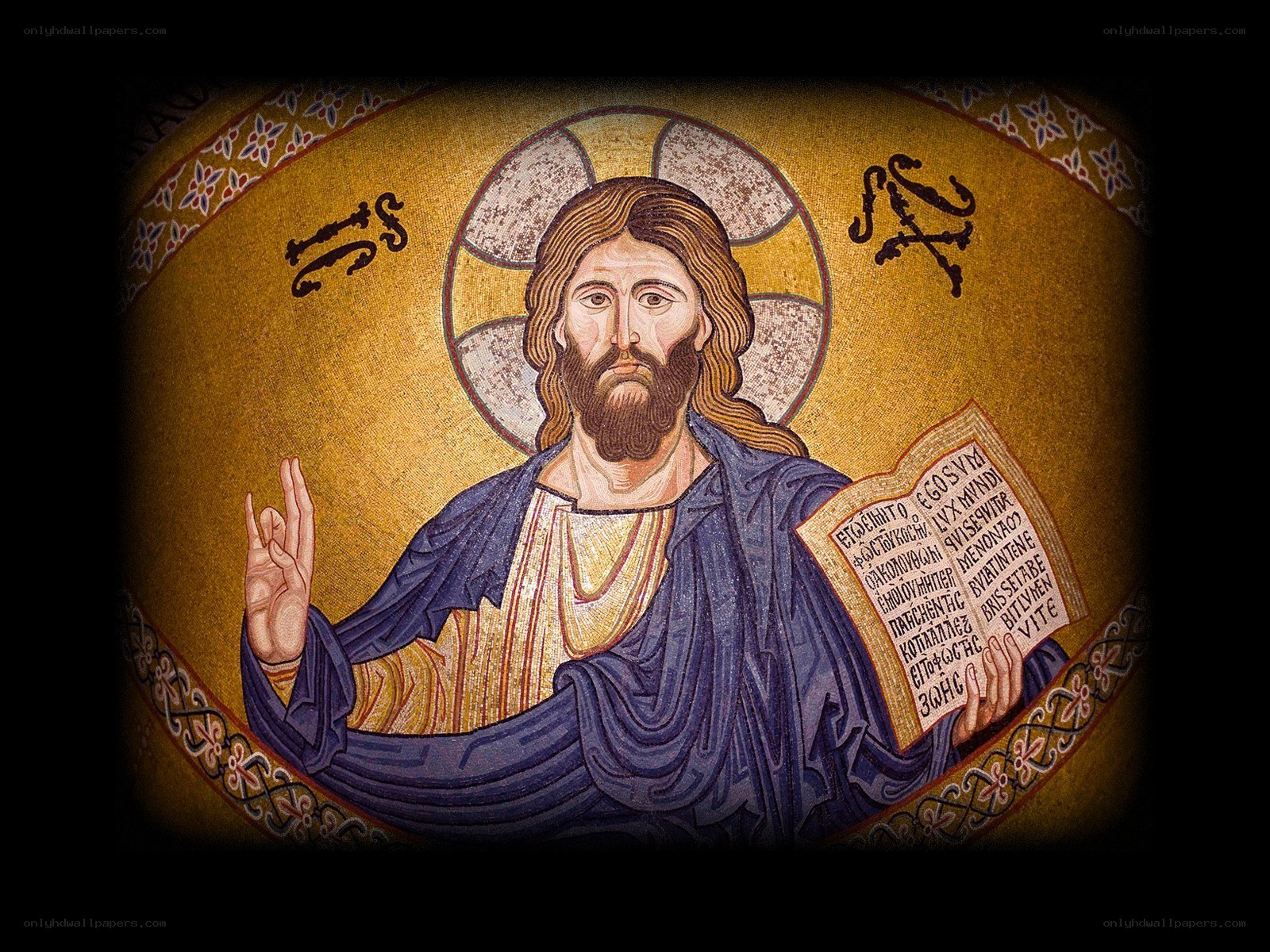 Christ Pantocrator mosaic