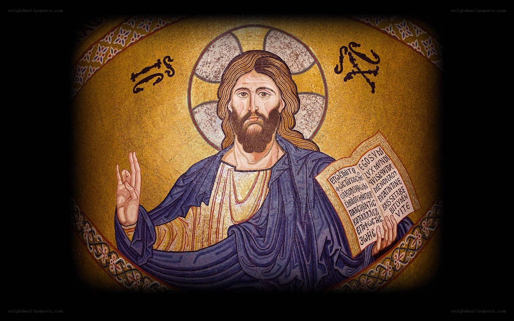 Christ Pantocrator mosaic