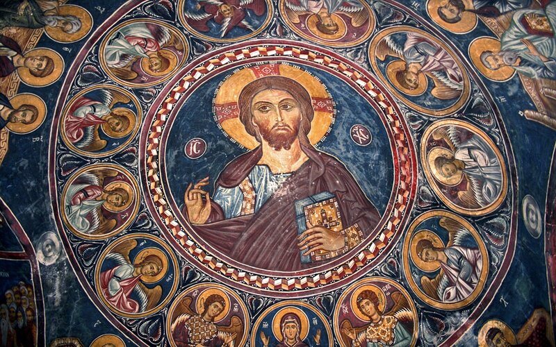 Christ Pantocrator mosaic