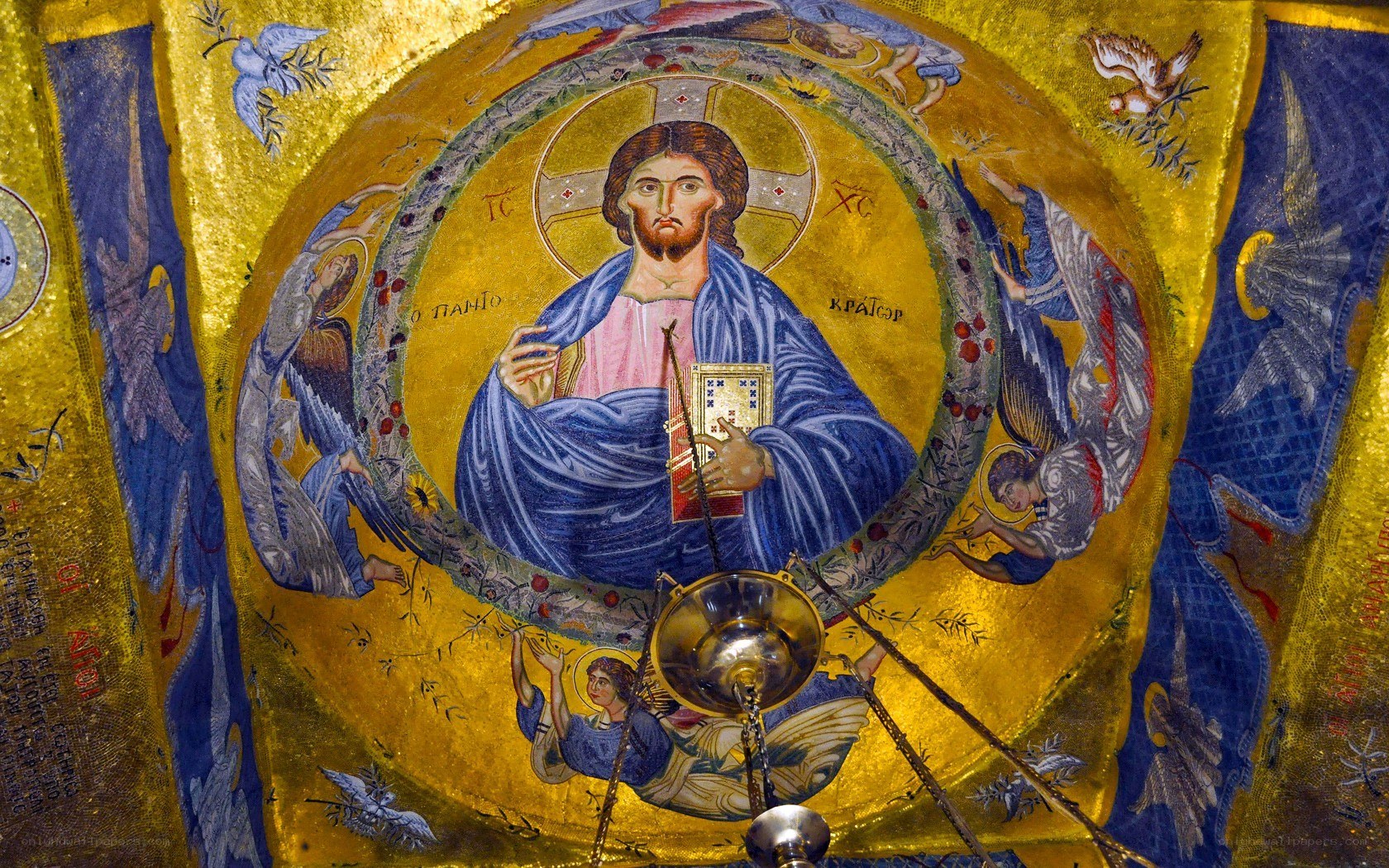 Christ Pantocrator mosaic