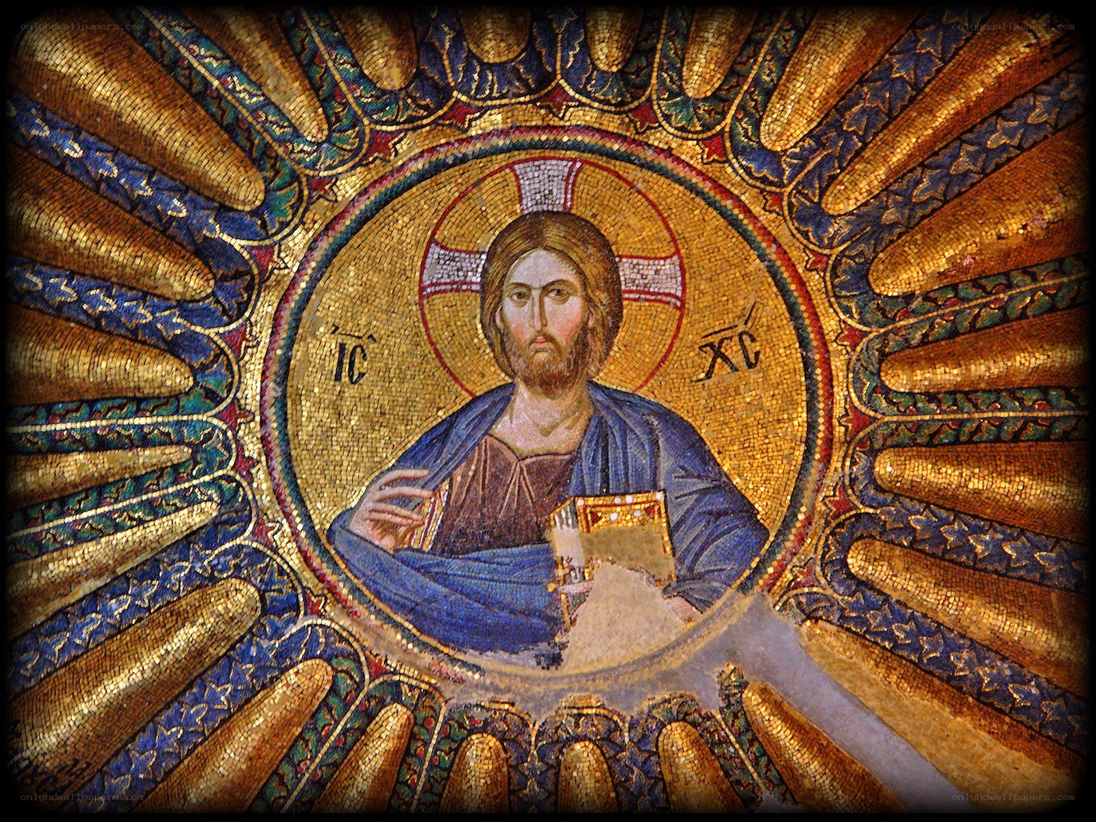 Christ Pantocrator mosaic