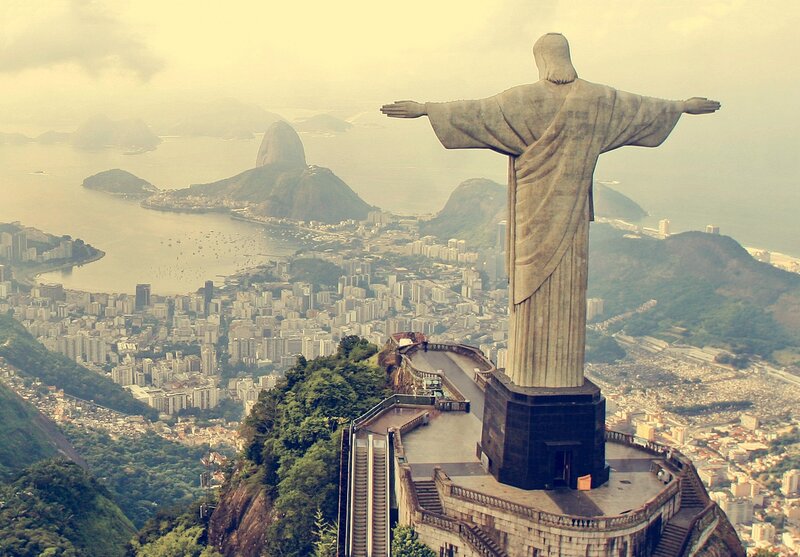 Christ the Redeemer Statue — Beige