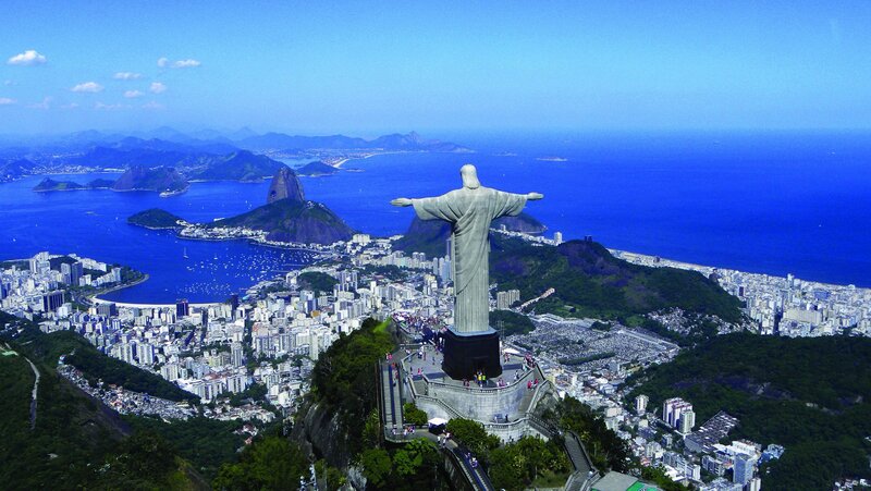 Christ the Redeemer Statue — Blue, Serene, Afternoon