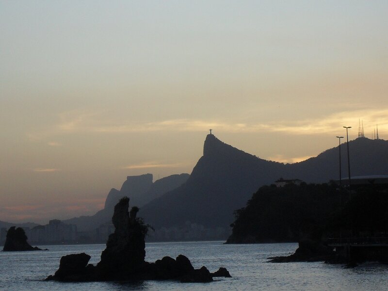 Christ the Redeemer Statue — Gray, Serene, Sunset