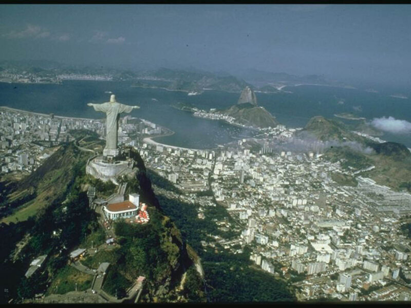 Christ the Redeemer Statue — Green