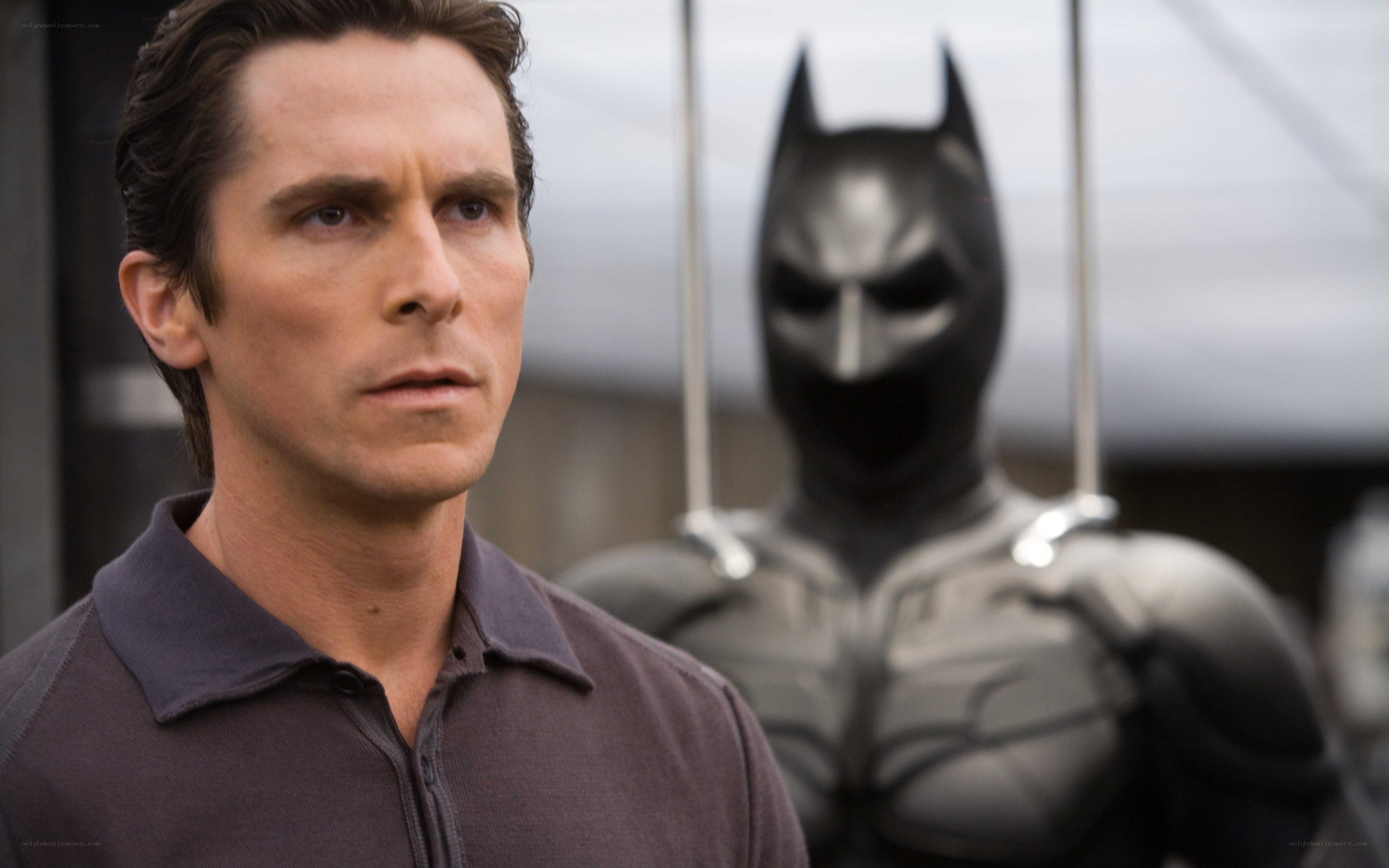 Christian Bale as Bruce Wayne