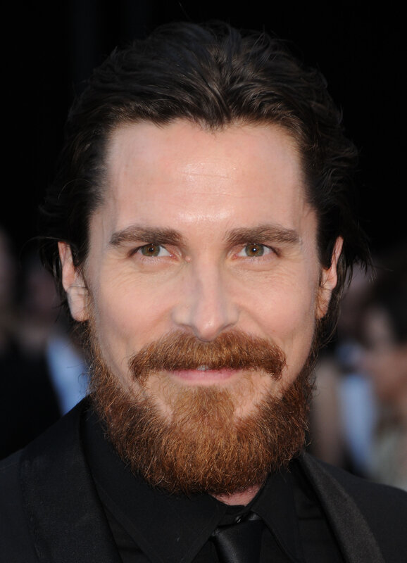 Christian Bale with beard