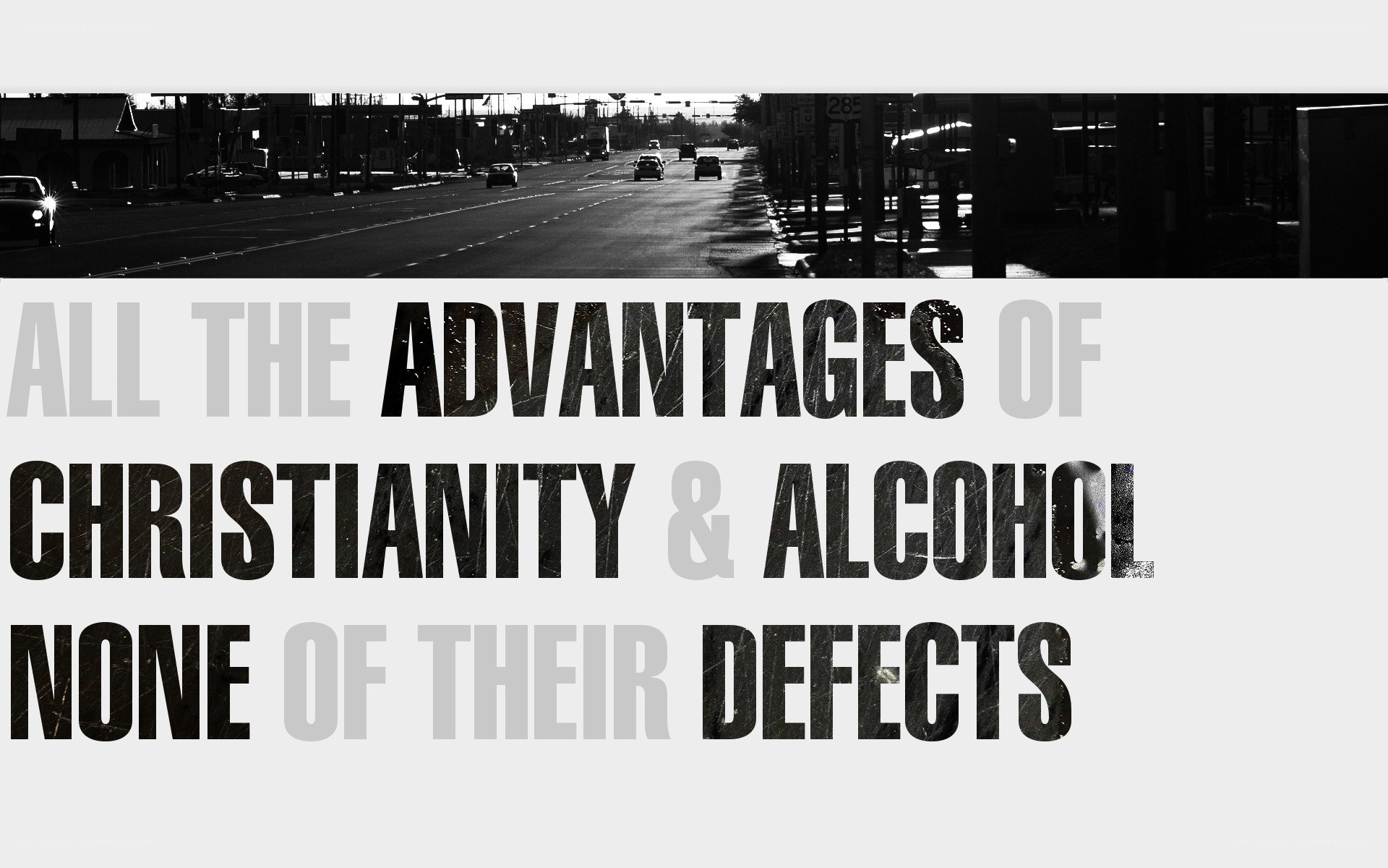 Christianity and Alcohol Advantages