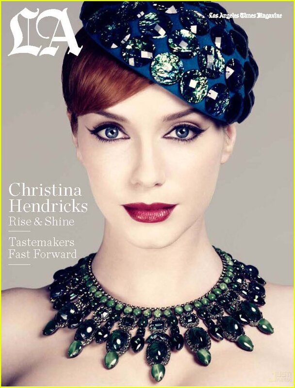 Christina Hendricks on magazine cover