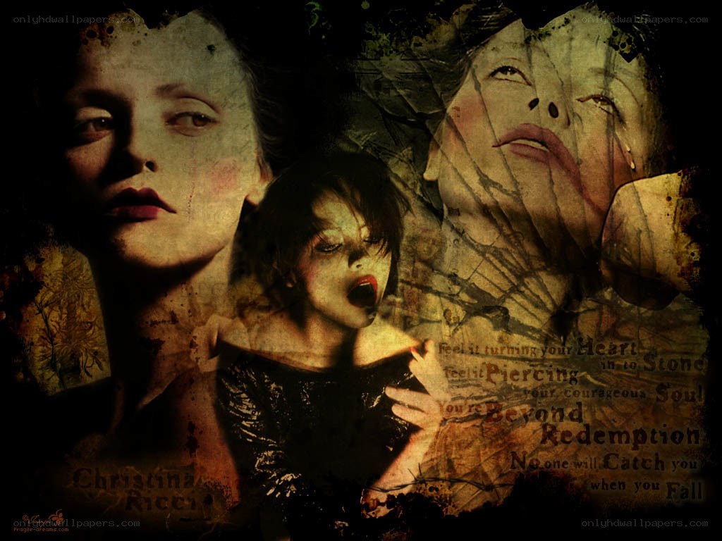 Christina Ricci collage art