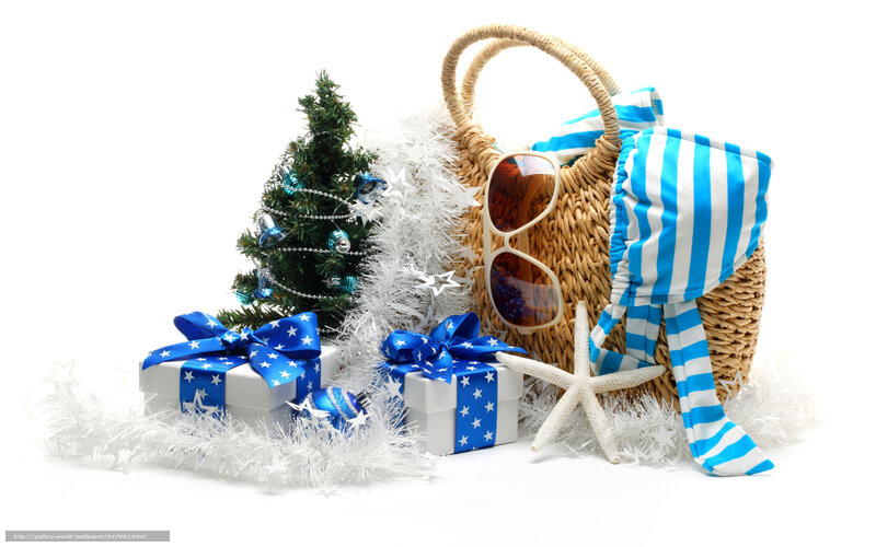 Christmas and beach items