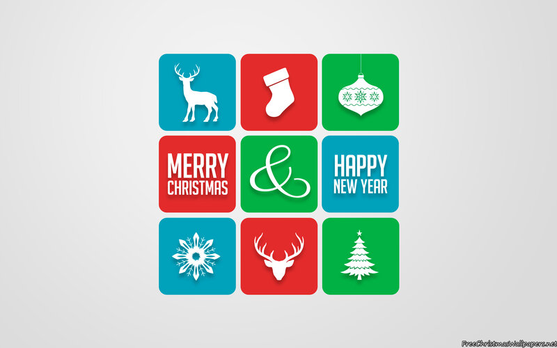 Christmas and New Year Icons