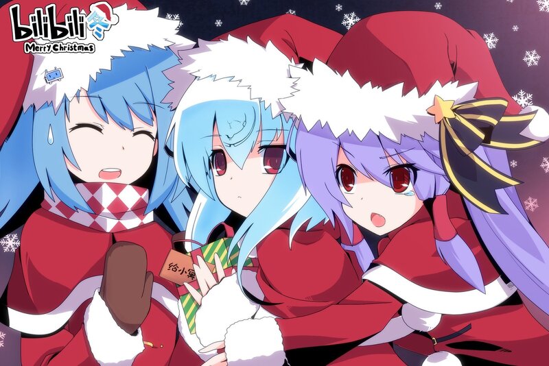 Christmas anime characters