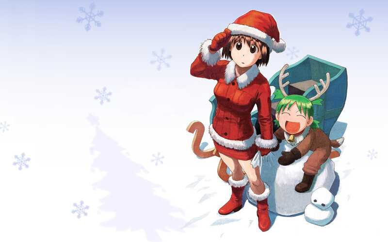 Christmas anime characters