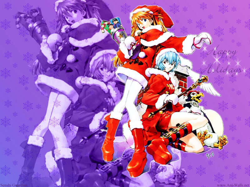 Christmas anime characters
