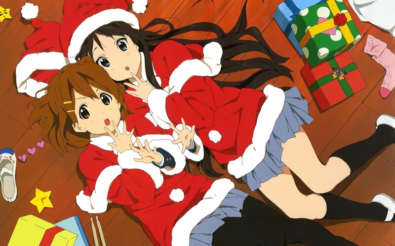 Christmas anime girls
