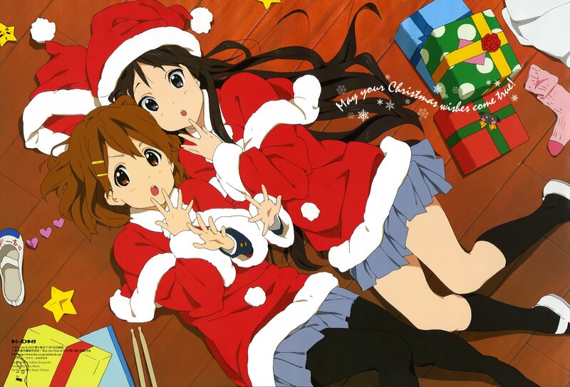 Christmas anime girls