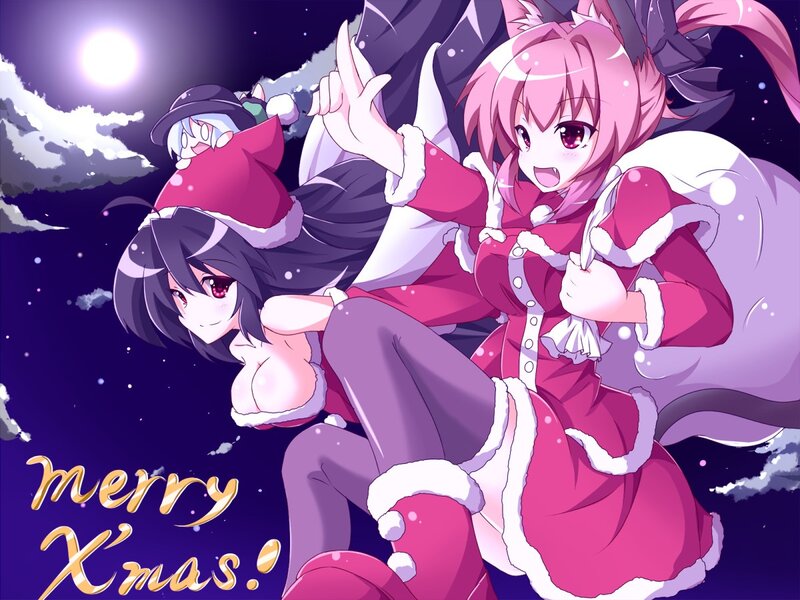 Christmas anime girls