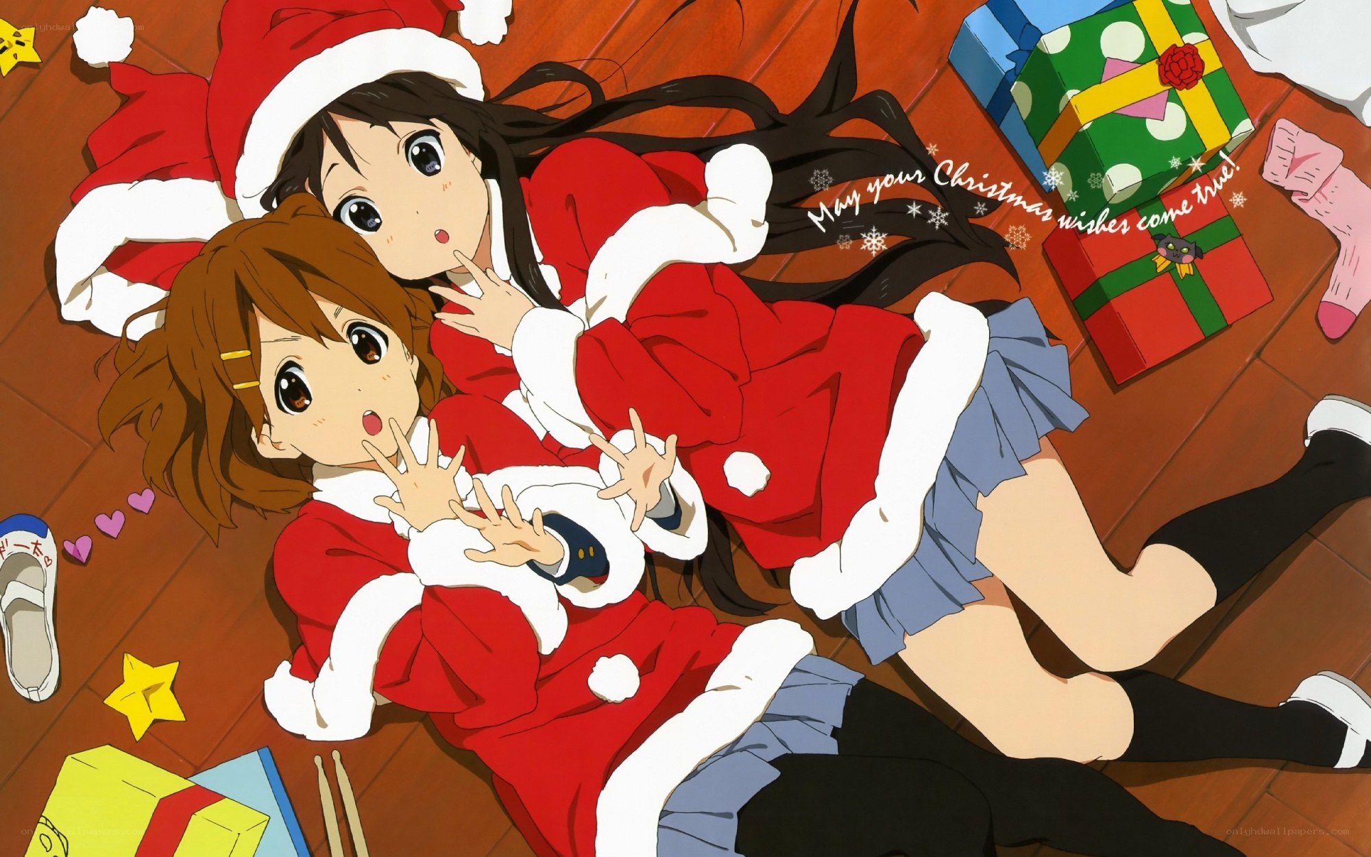 Christmas anime girls