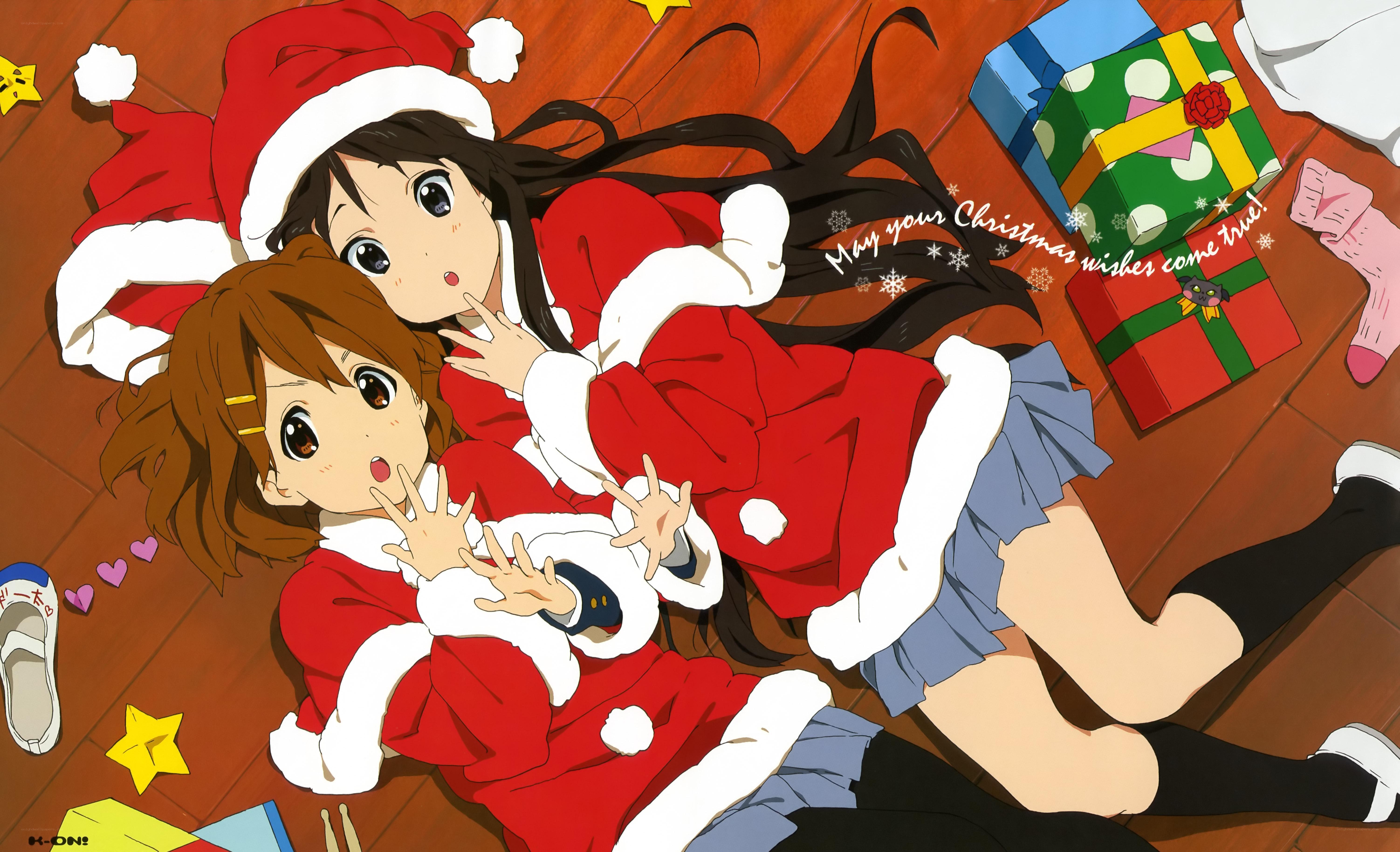 Christmas anime girls