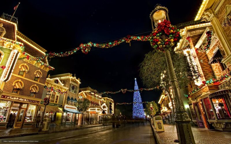 Christmas at Disneyland