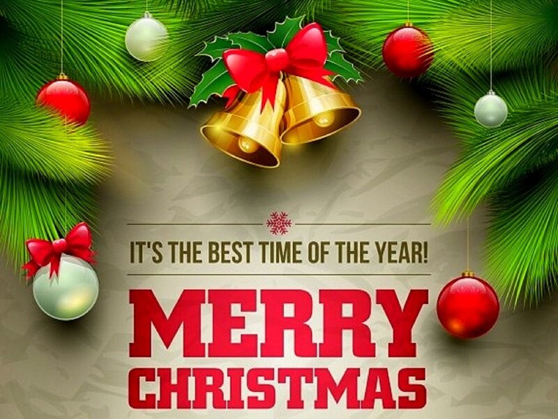 Christmas Bells and Ornaments — Green, Festive