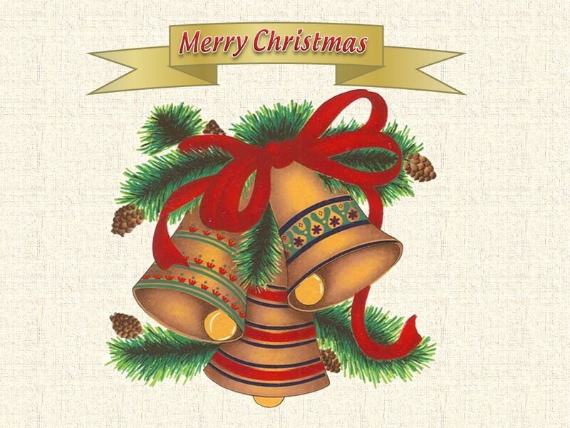 Christmas Bells and Pine