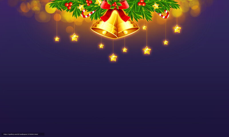 Christmas bells and stars