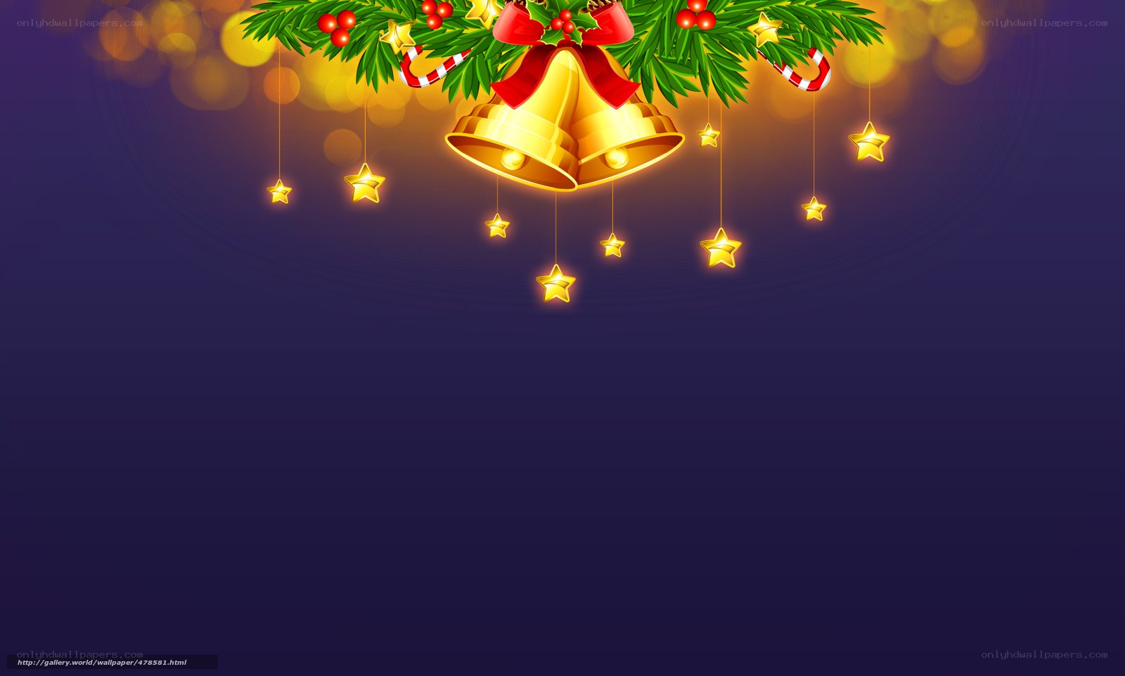 Christmas bells and stars