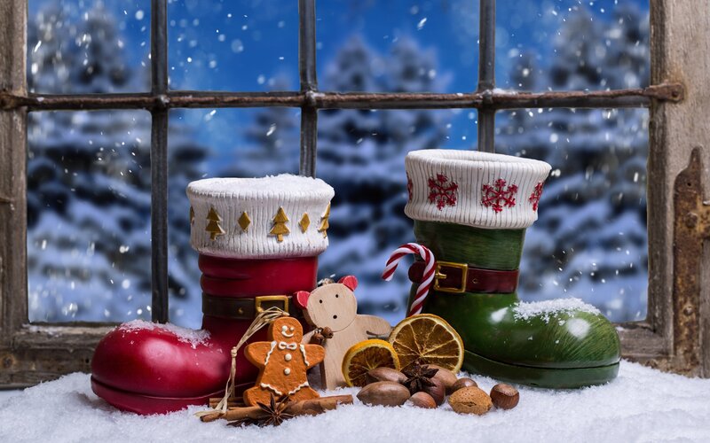 Christmas Boots and Gingerbread