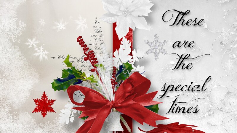 Christmas Bouquet with Bow