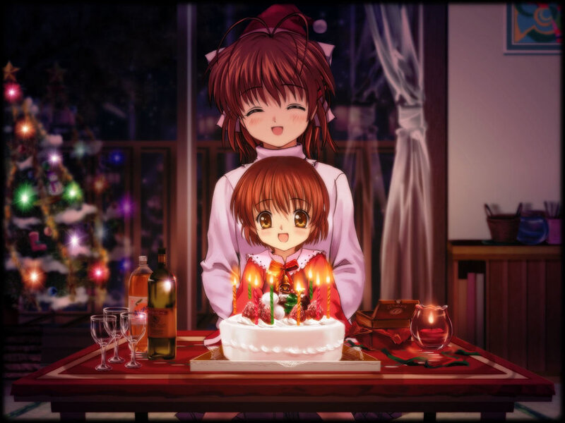 Christmas cake celebration